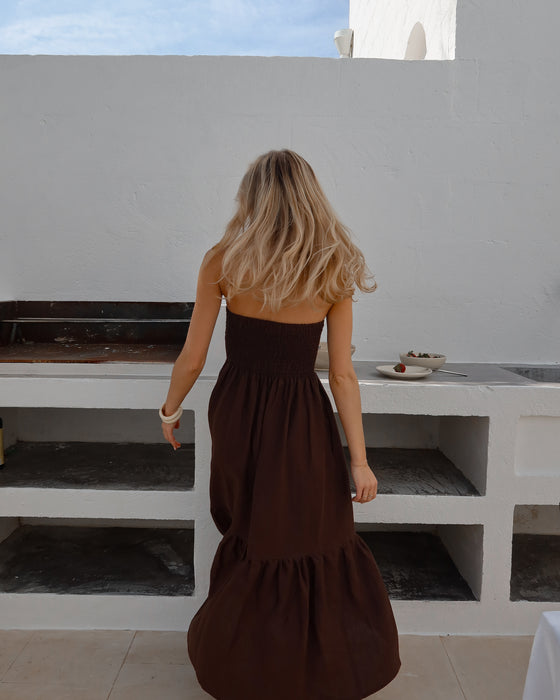 Robe Alba chocolat