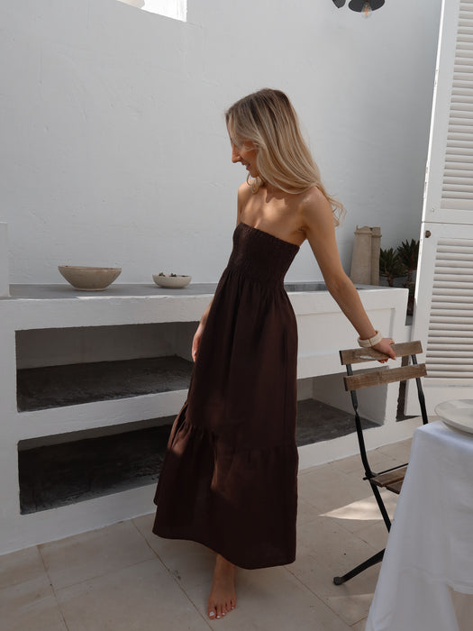Robe Alba chocolat