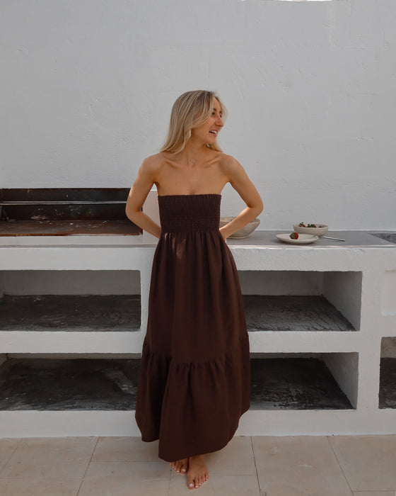 Robe Alba chocolat