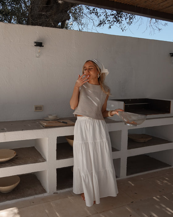 Jupe Olivia écrue