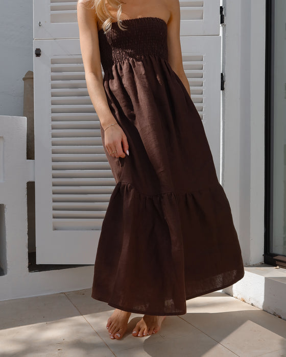 Robe Alba chocolat