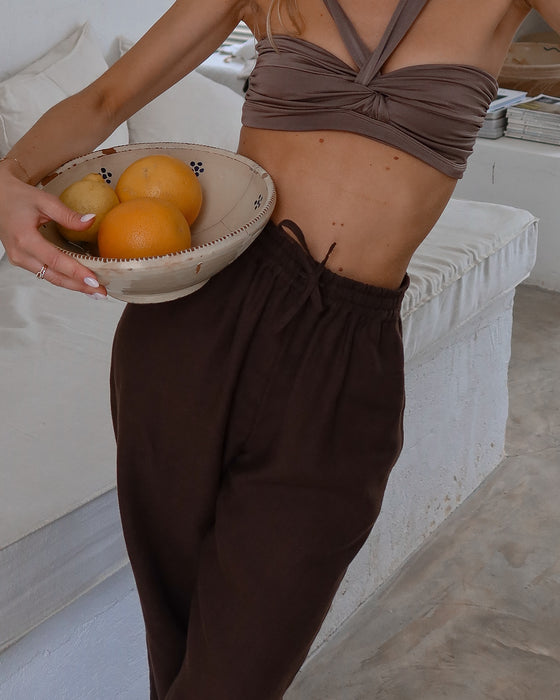 Pantalon Liam chocolat