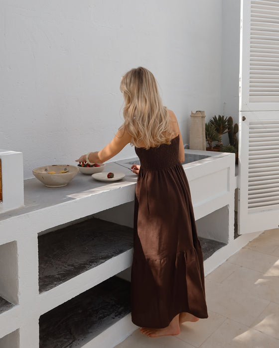 Robe Alba chocolat
