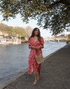 Atelier Simai : robe Sarah fleurie rose