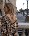 Atelier Simai : robe Serena sequin bronze